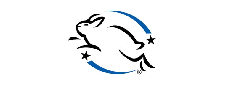 leaping bunny logo, cruelty-free