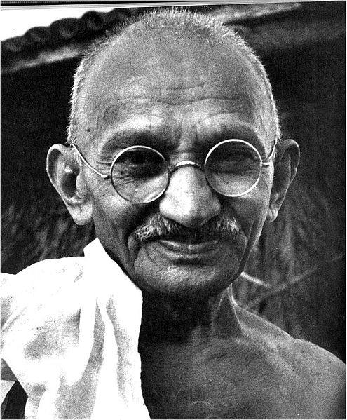 Many human and civil rights activists such as Mahatma Gandhi (pictured) have adopted vegetarian or vegan lifestyles because of their recognition of the connection between human suffering and animal suffering. Others include Rosa Parks, Cesar Chavez, Coretta Scott King and Susan B. Anthony, among many others.