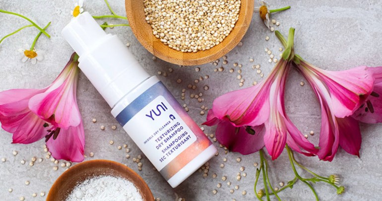 vegan, dry shampoo, vegan dry shampoo, vegan hair products, YUNI